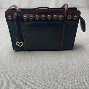 VTG Brighton Leather Hard Case Shoulder Bag